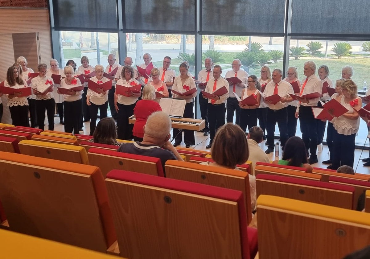 The LTS choir during last week's performance.